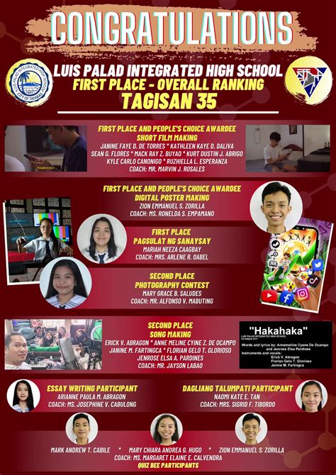 DepEd Tayo Luis Palad Integrated High School.